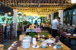 Buffet Breakfast Western and Asian Options